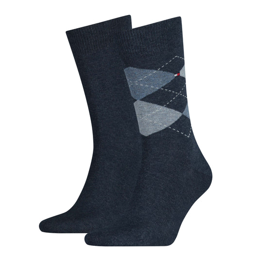 Tommy Hilfiger 100001495 356 Jeans 2 Pack Argyle Socks