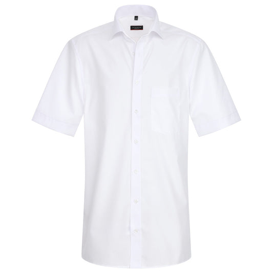 Eterna 1100 00 Modern Fit White Short Sleeve Shirt