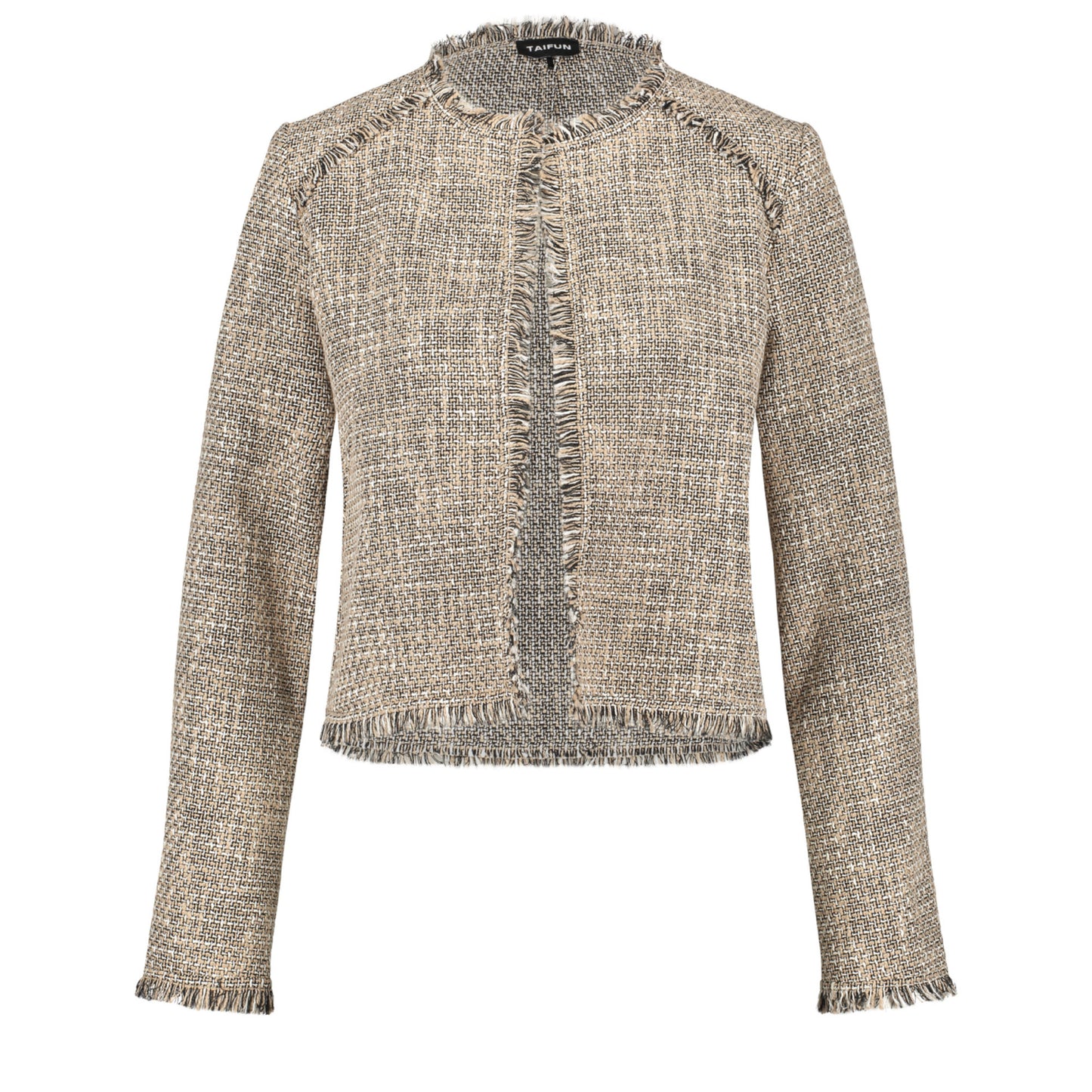 Taifun 330307 11059 9462 Roasted Hazel Patterned Denim Jacket