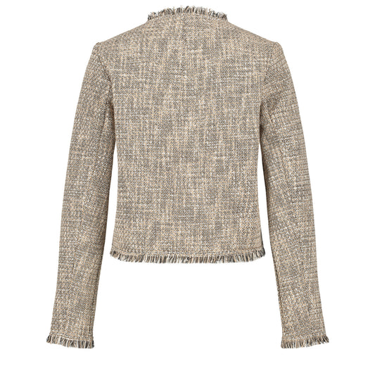 Taifun 330307 11059 9462 Roasted Hazel Patterned Denim Jacket