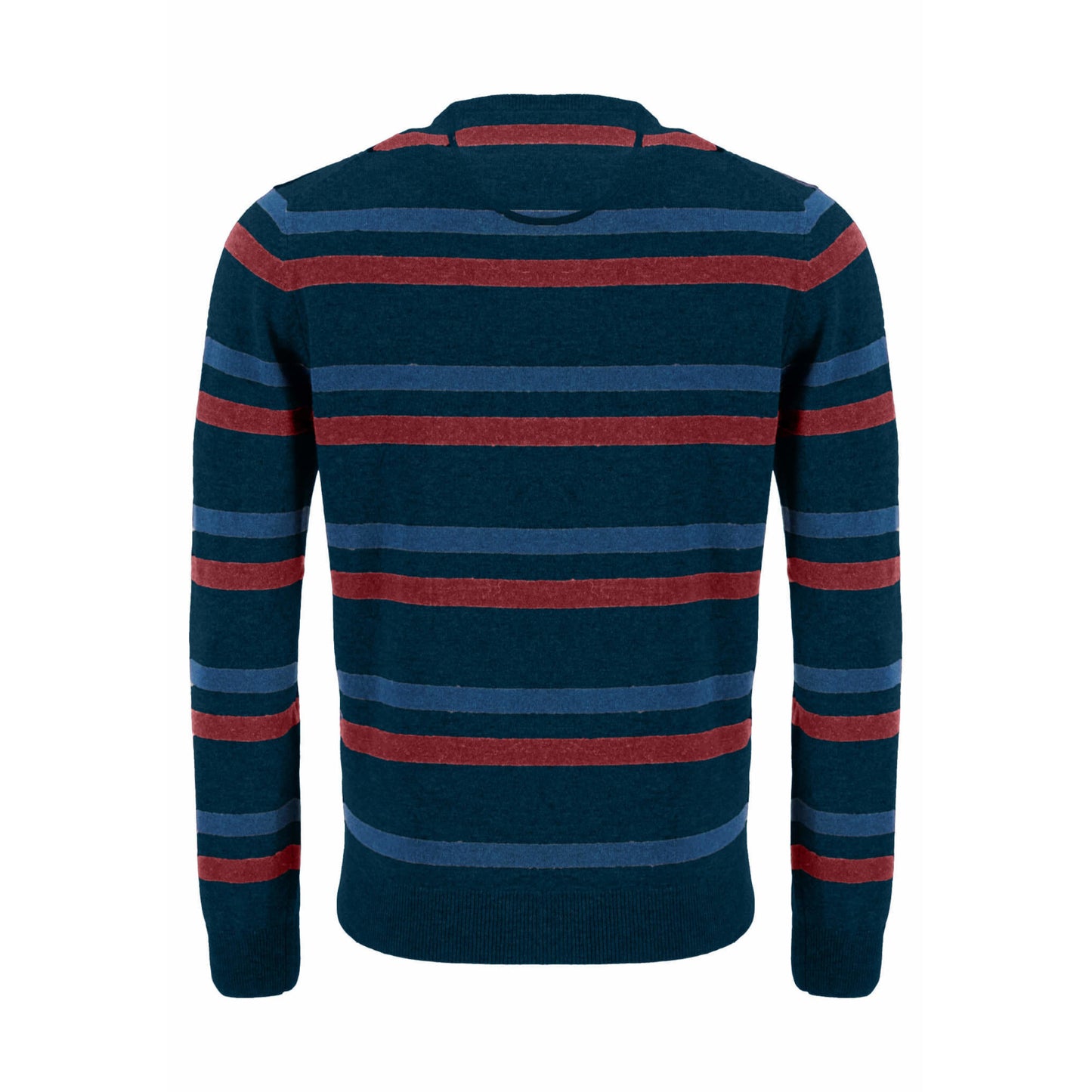 Fynch Hatton 1209 305 680 Night Round Neck Striped Knitwear
