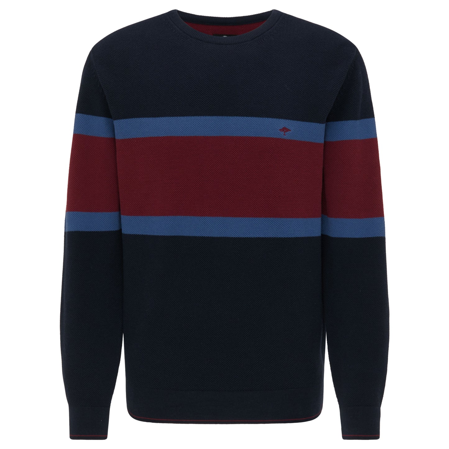 Fynch Hatton 1220 602 685 Stripped Crew Neck Jumper