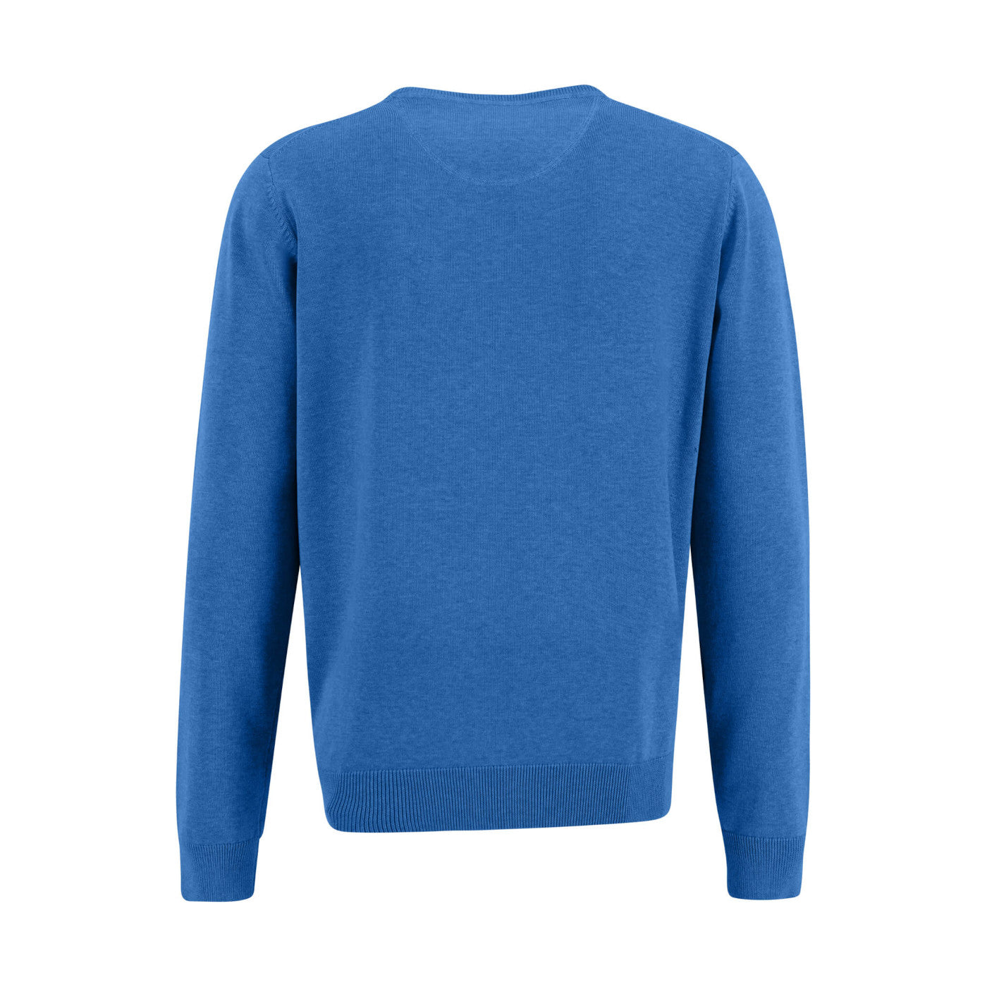 Fynch Hatton 1313 210 600 Bright Ocean Striped Super Fine Round Neck