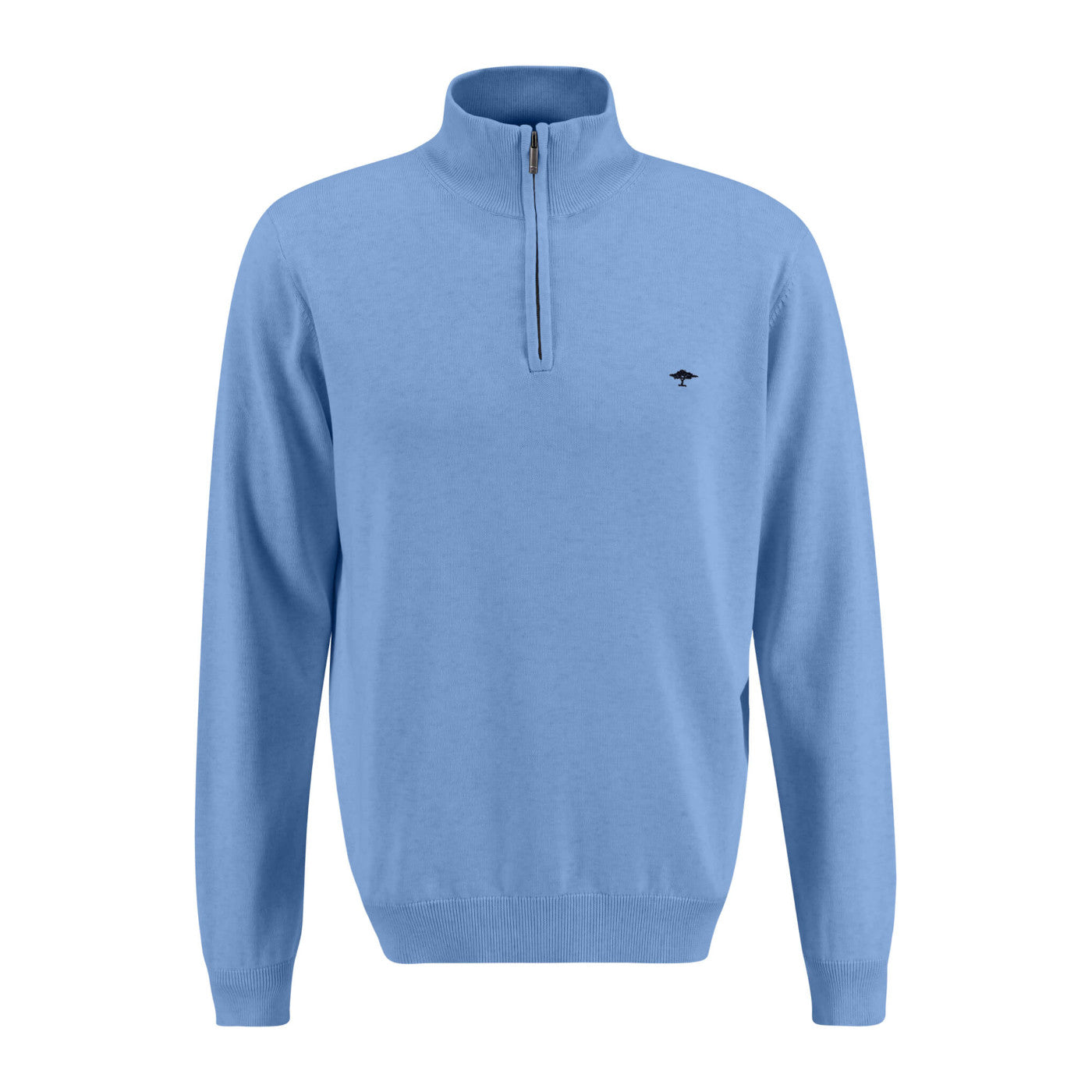 Fynch Hatton 1313 215 601 Light Sky Zip Troyer