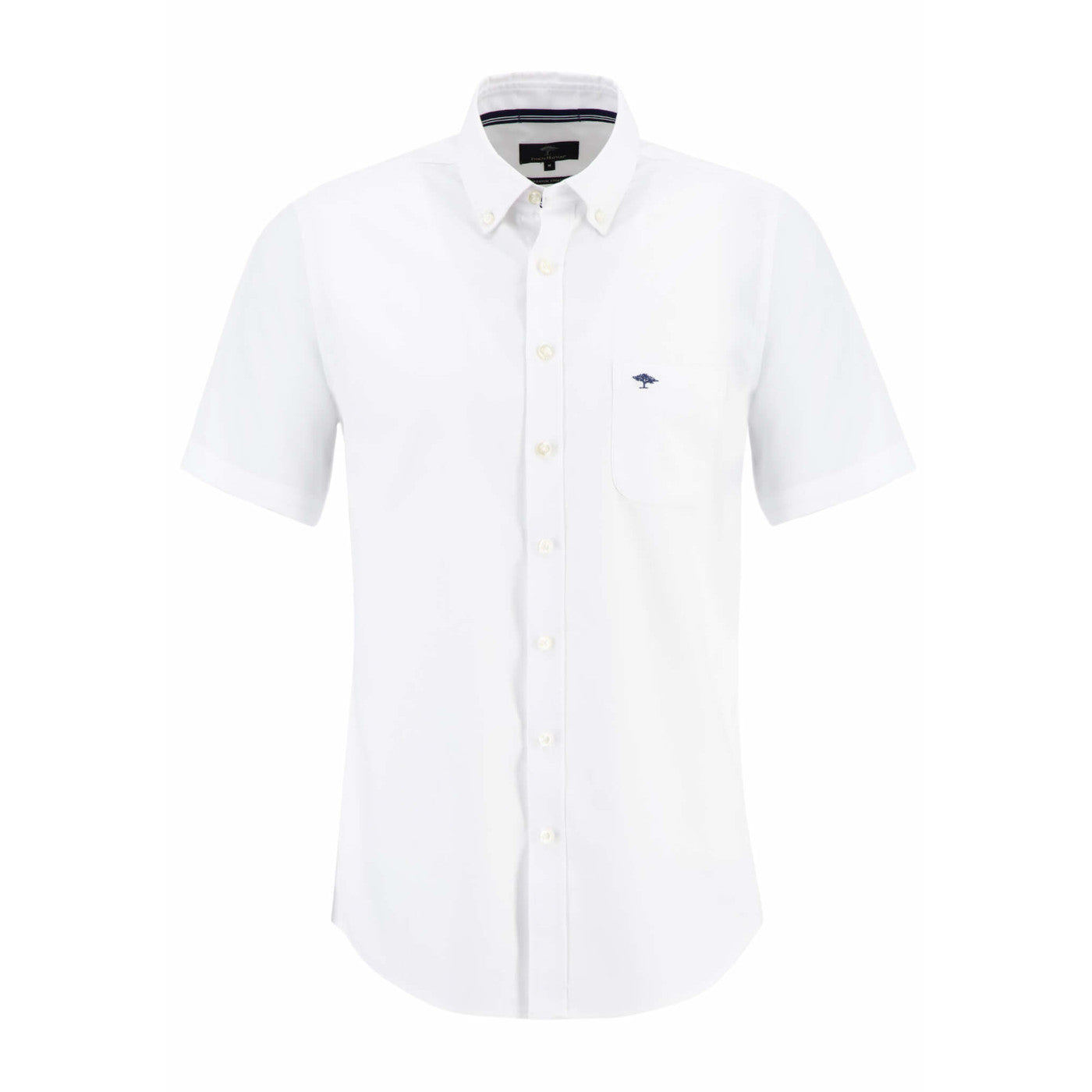Fynch Hatton 1313 5001 802 White Summer Solid Casual Shirt