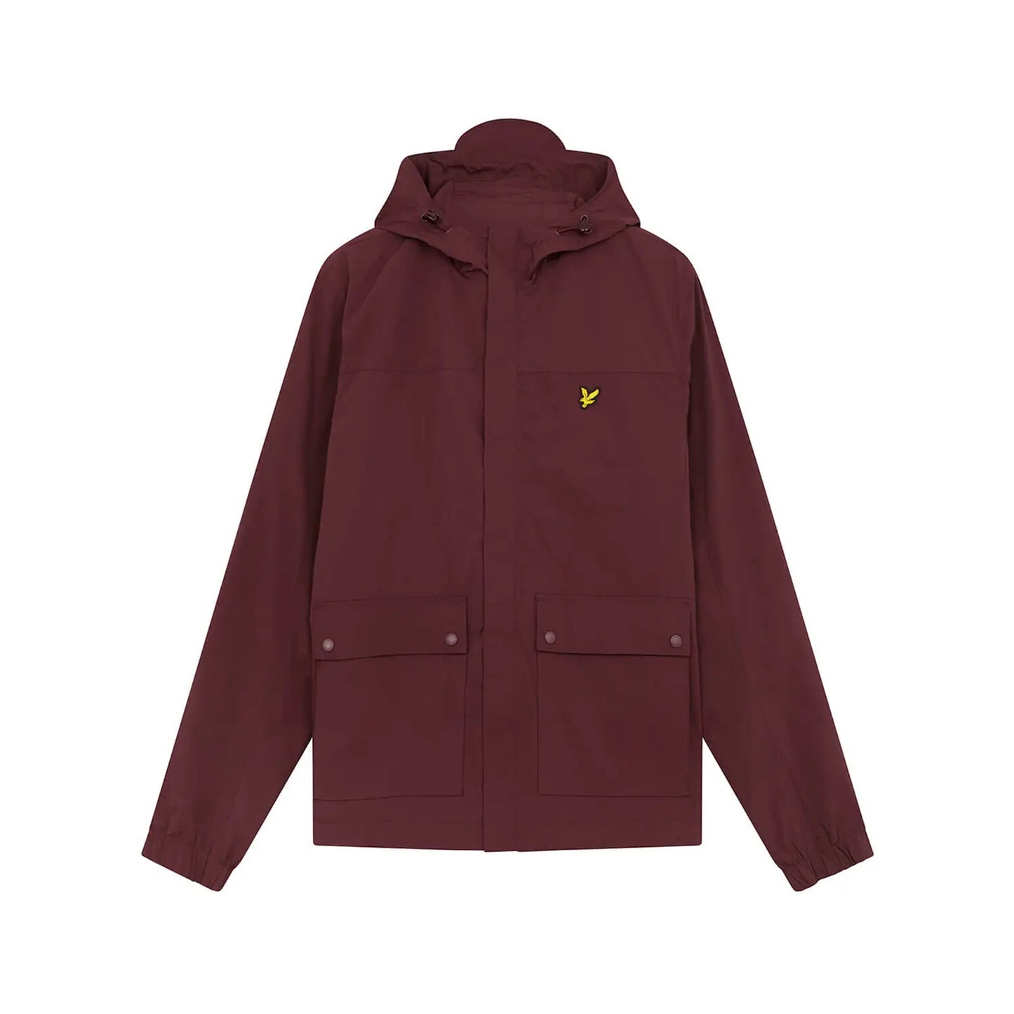 Lyle & Scott JK1310V Z562 Burgundy Hooded Pocket Jacket