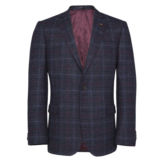 Magee 54644 Checked Blue Jacket