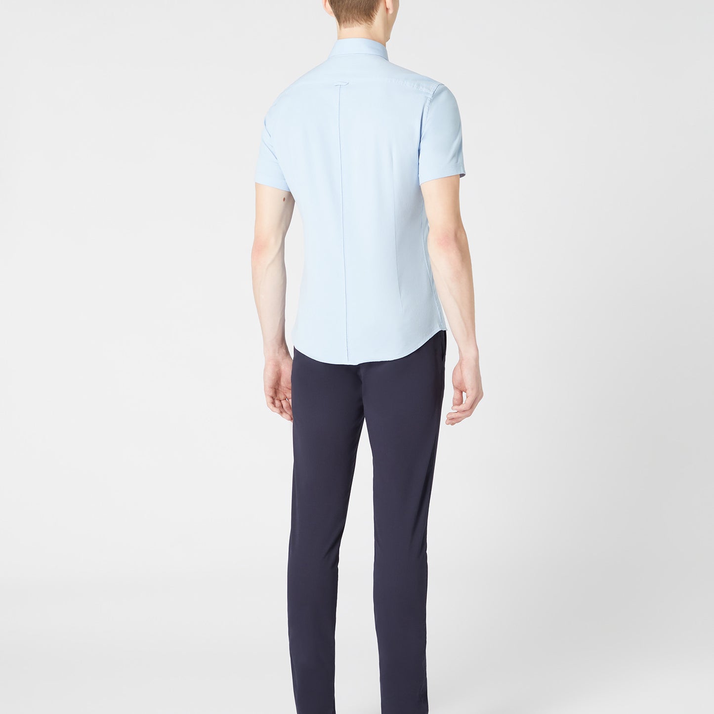 Remus Uomo 13570SS 22 Light Blue Slim/Ashton Long Sleeve Casual Shirt
