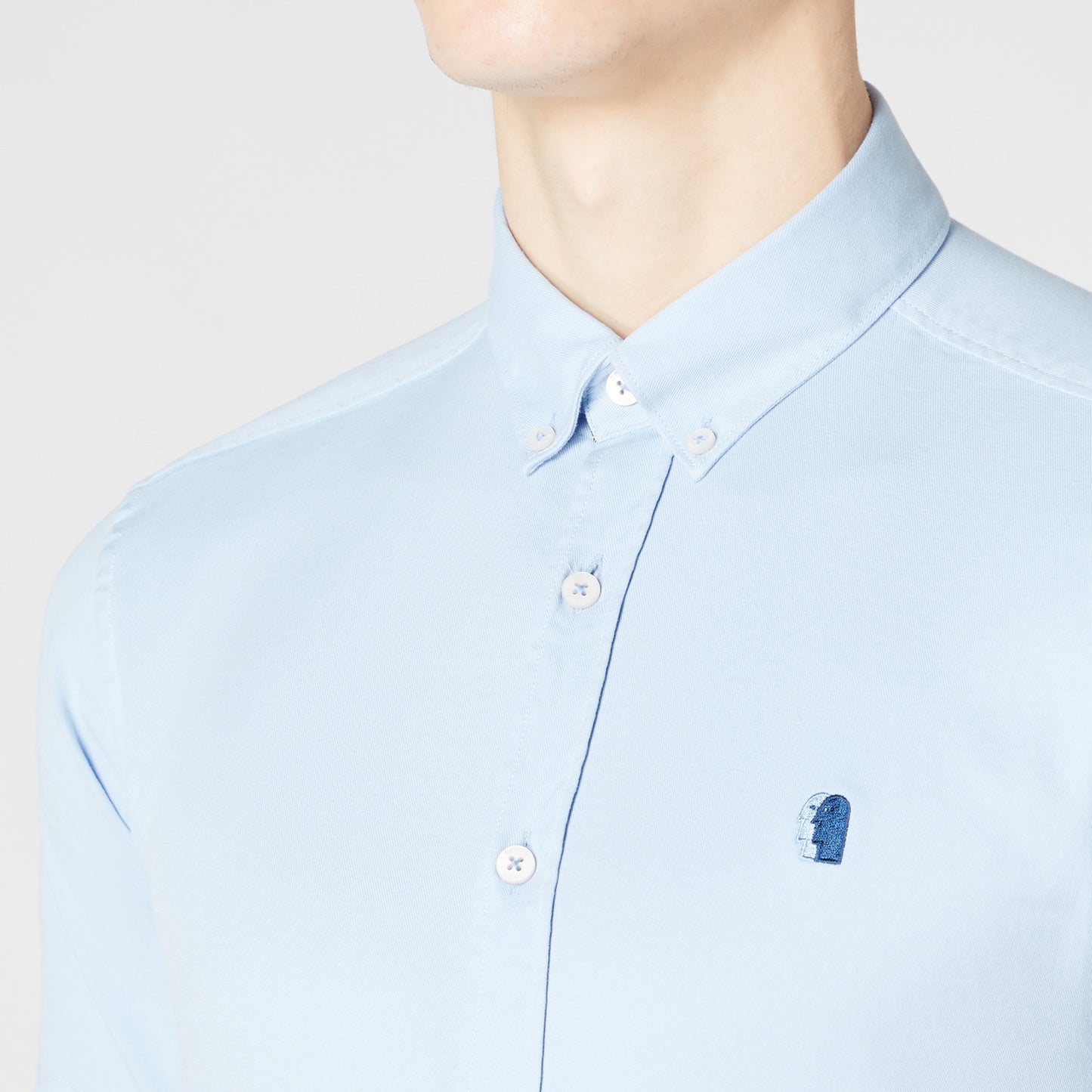 Remus Uomo 13570SS 22 Light Blue Slim/Ashton Long Sleeve Casual Shirt