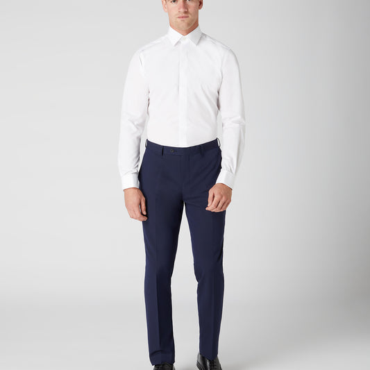 Remus Uomo 13691 01 White Tapered Fit Dress Shirt