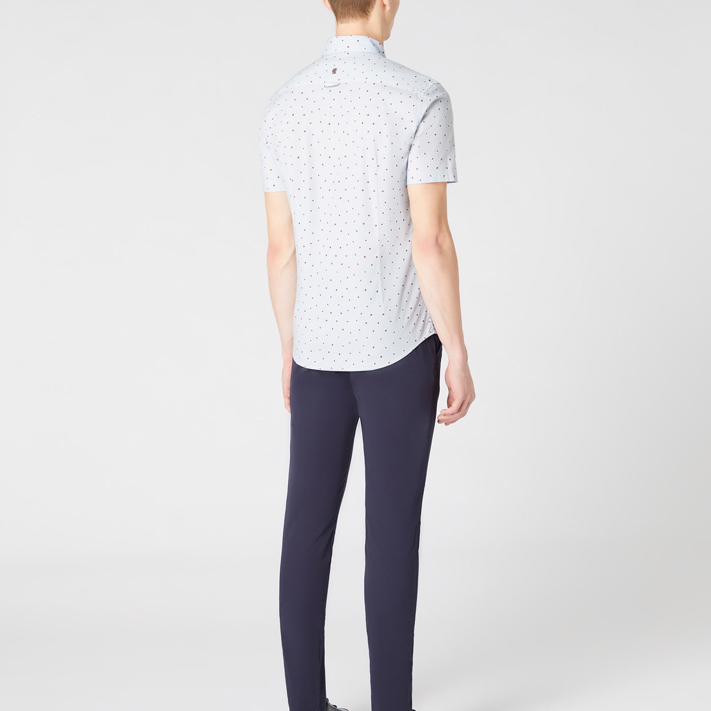 Remus Uomo 13754SS 22 Light Blue Slim/Ashton Long Sleeve Casual Shirt