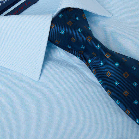 Daniel Grahame 15663T 21 Turquoise Geneva/F Ramsay Long Sleeve Dress Shirt