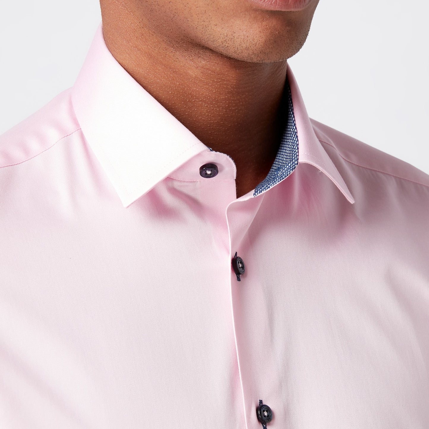 Remus Uomo 17036 63 Tapered Fit Pink Long Sleeve Dress Shirt