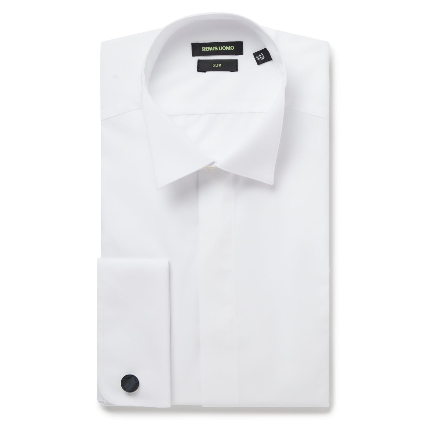 Remus Uomo 17690 01 White Rome/F Wing Plain Shirt