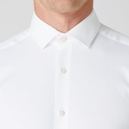 Remus Uomo 18625 01 White Rome Slim Fit Dress Shirt
