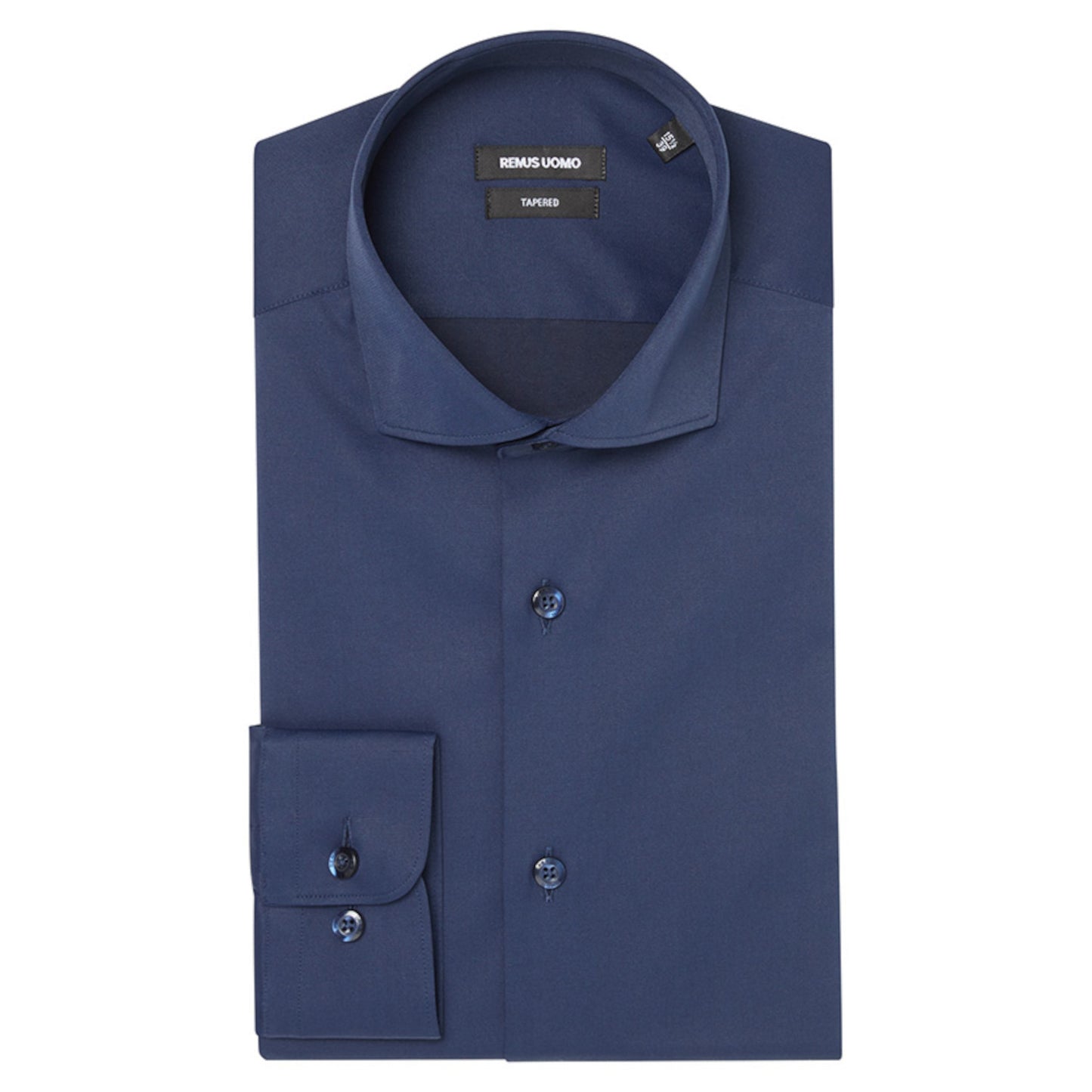 Remus Uomo 18626 78 Navy Seville Tapered Fit Shirt