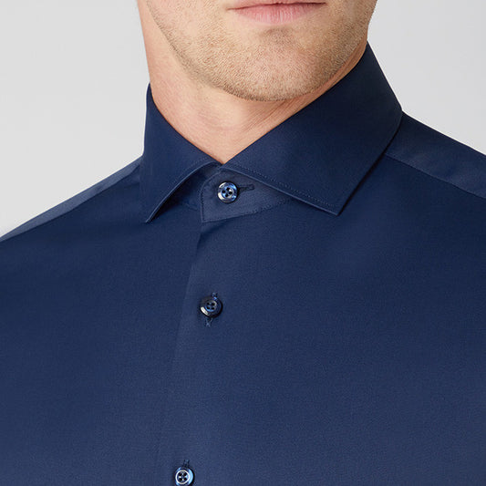 Remus Uomo 18626 78 Navy Seville Tapered Fit Shirt