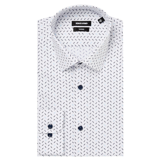 Remus Uomo 18671 18 Navy Seville/Parker Dress Shirt