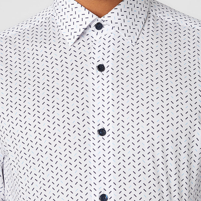 Remus Uomo 18671 18 Navy Seville/Parker Dress Shirt