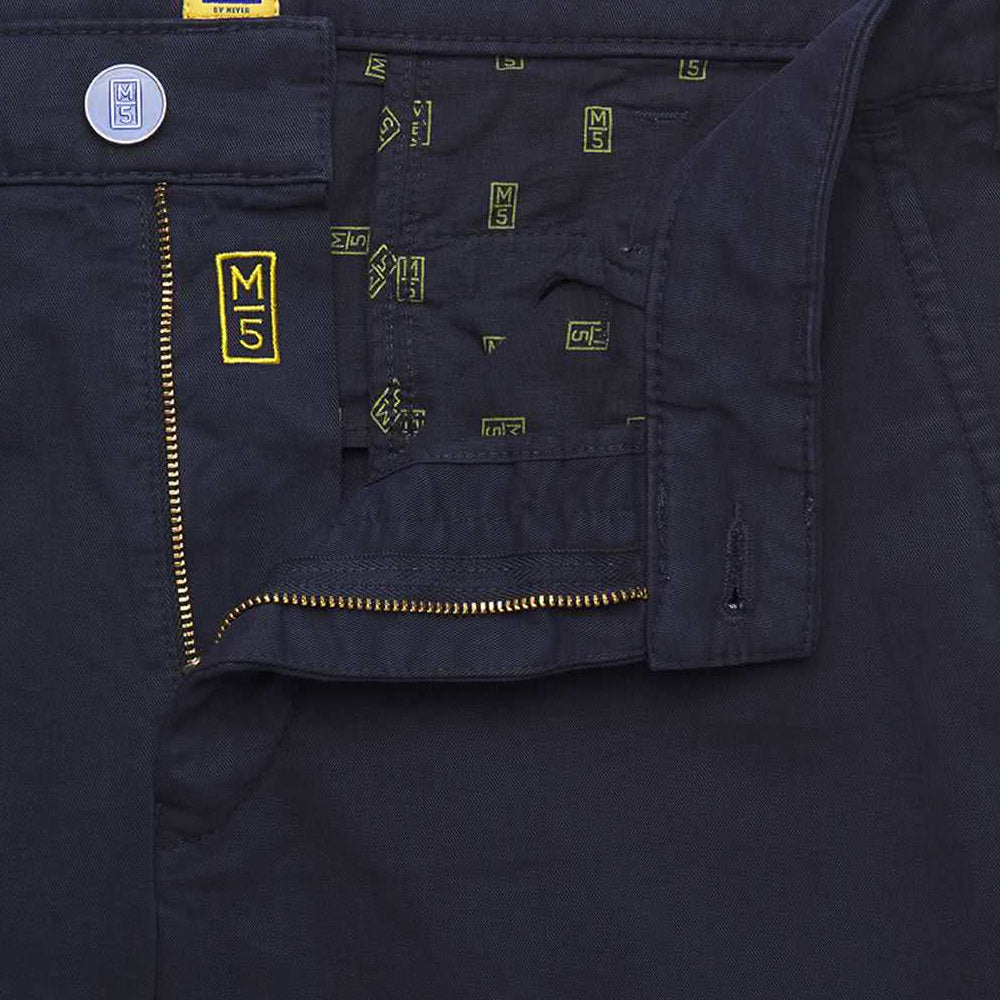 M5 by Meyer 6001 19 Navy Casual Cotton Chinos
