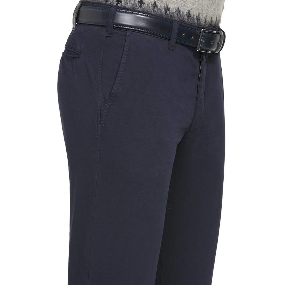M5 by Meyer 6001 19 Navy Casual Cotton Chinos
