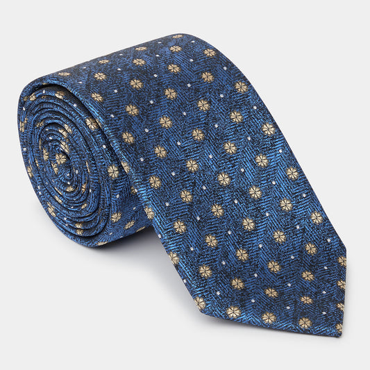 Remus Uomo TP4732 27 Dark Blue Tie & Pocket Square Set