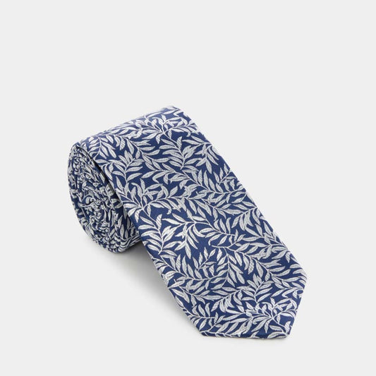 Remus Uomo TP6575 78 Navy Microfibre Tie & Pocket Set
