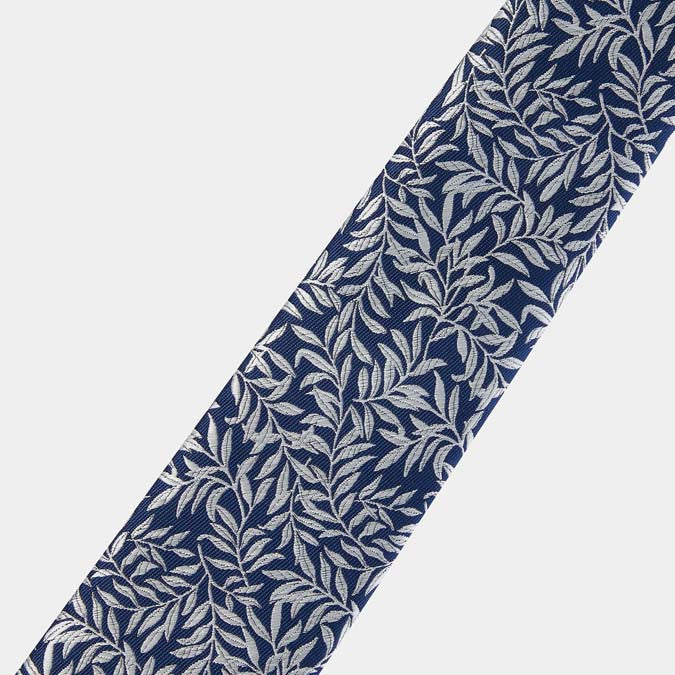 Remus Uomo TP6575 78 Navy Microfibre Tie & Pocket Set