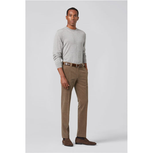 Meyer 390 33 Beige Wool Cord Trousers