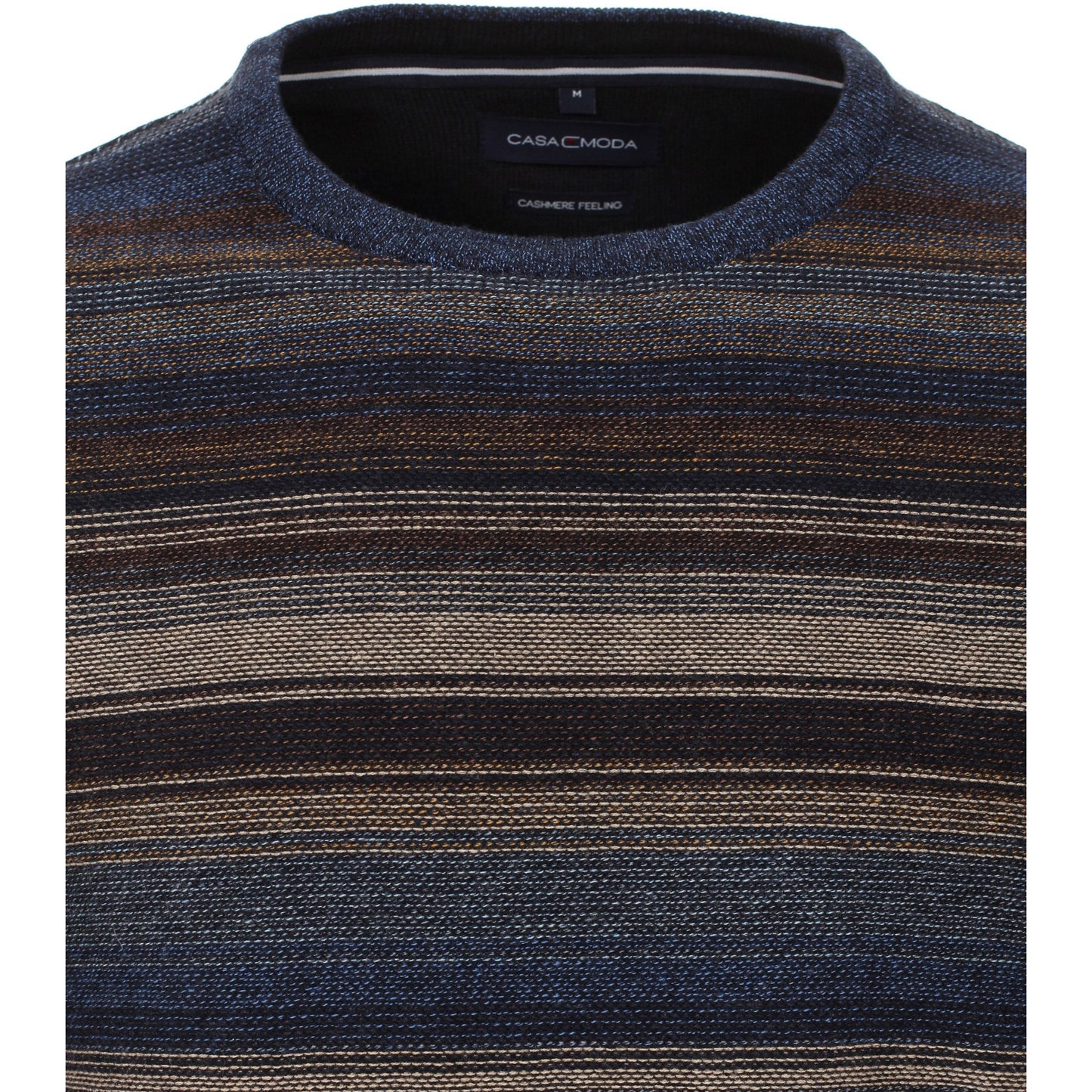 Casa Moda 423914100 175 Patterned Round Neck Sweater