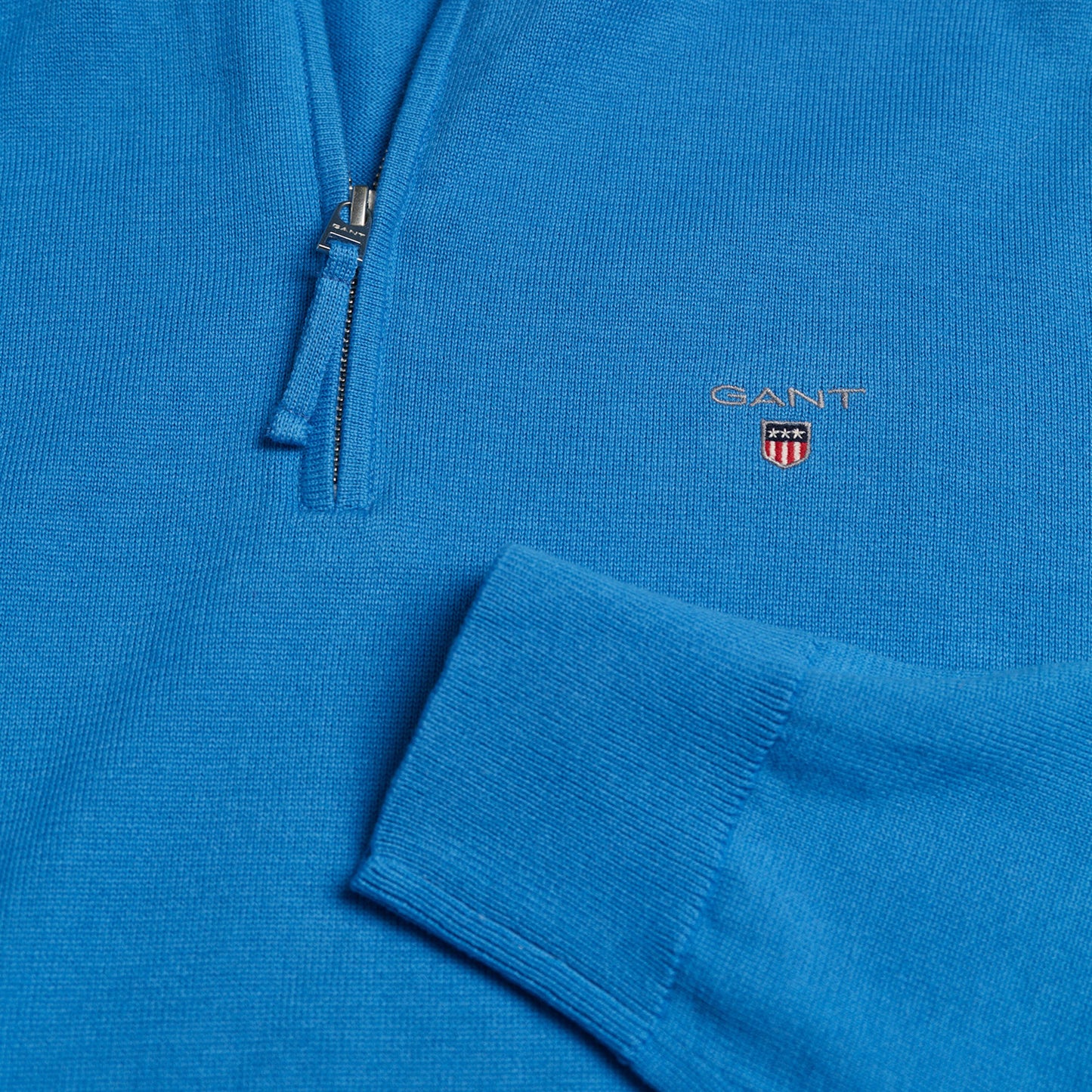 Gant 8030555 471 Day Blue Classic Cotton Half Zip