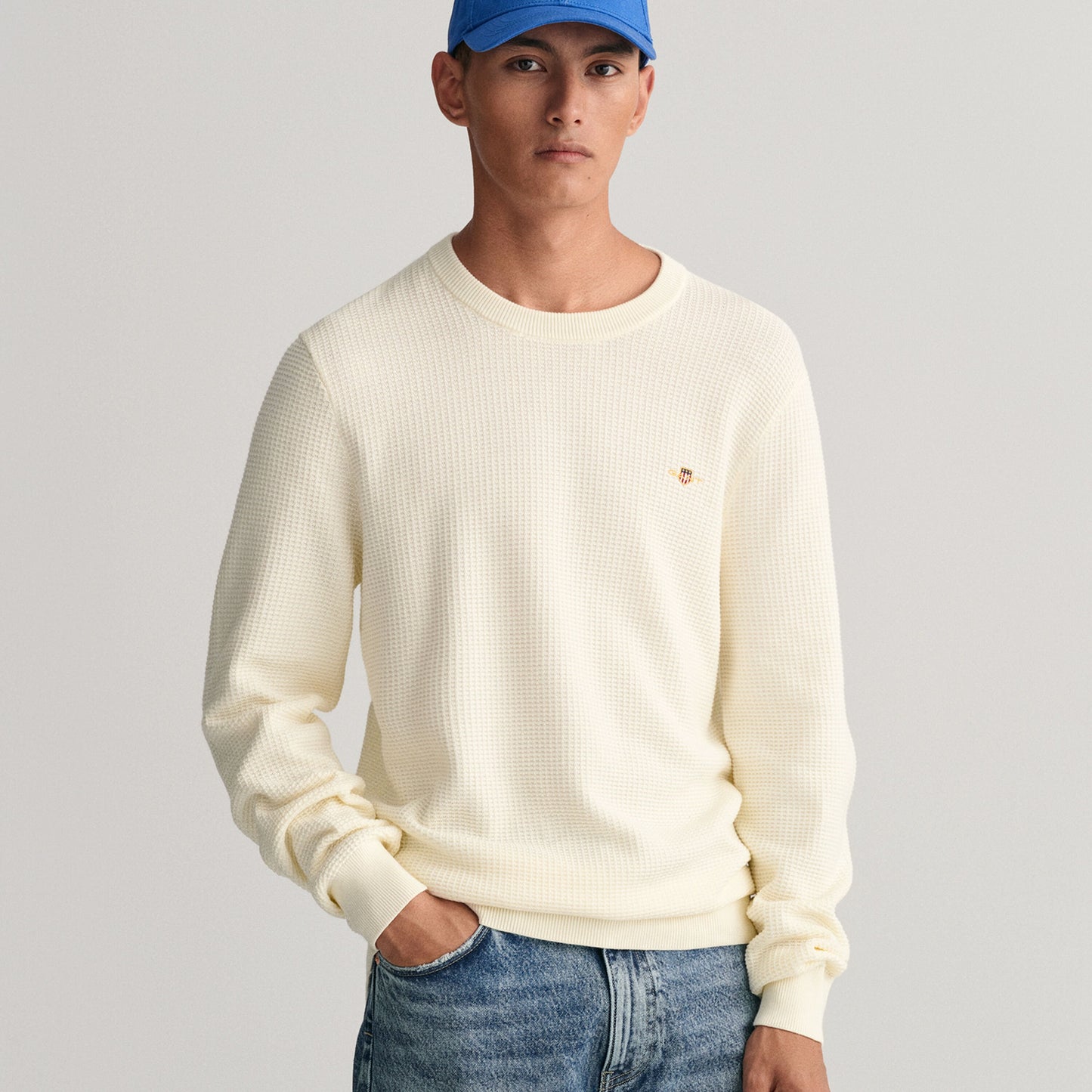 Gant 9900000 447 Lapis Blue High Cotton Twill Cap