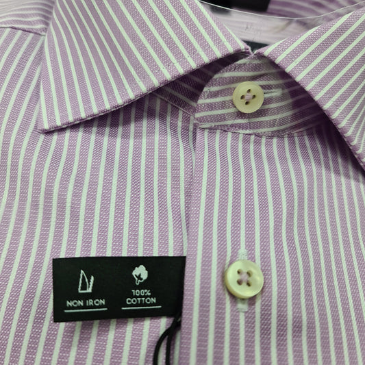 Eterna 8207 91 X169 Pink Stripe Modern Fit Dress Shirt