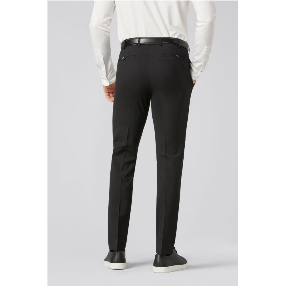 Meyer 344 09 Roma Black Fine Tropical Wool Trousers