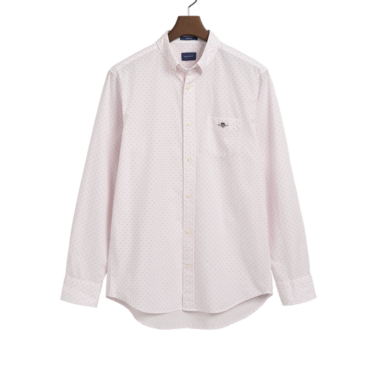 Gant 3230110 637 California Pink Reg Banker Dot Bd Casual Shirt