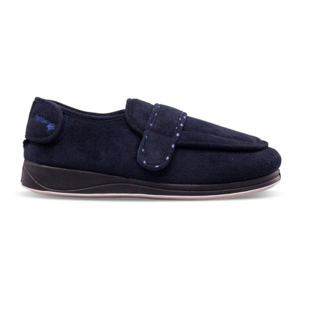 Padders Enfold 427W/24 Navy Slippers