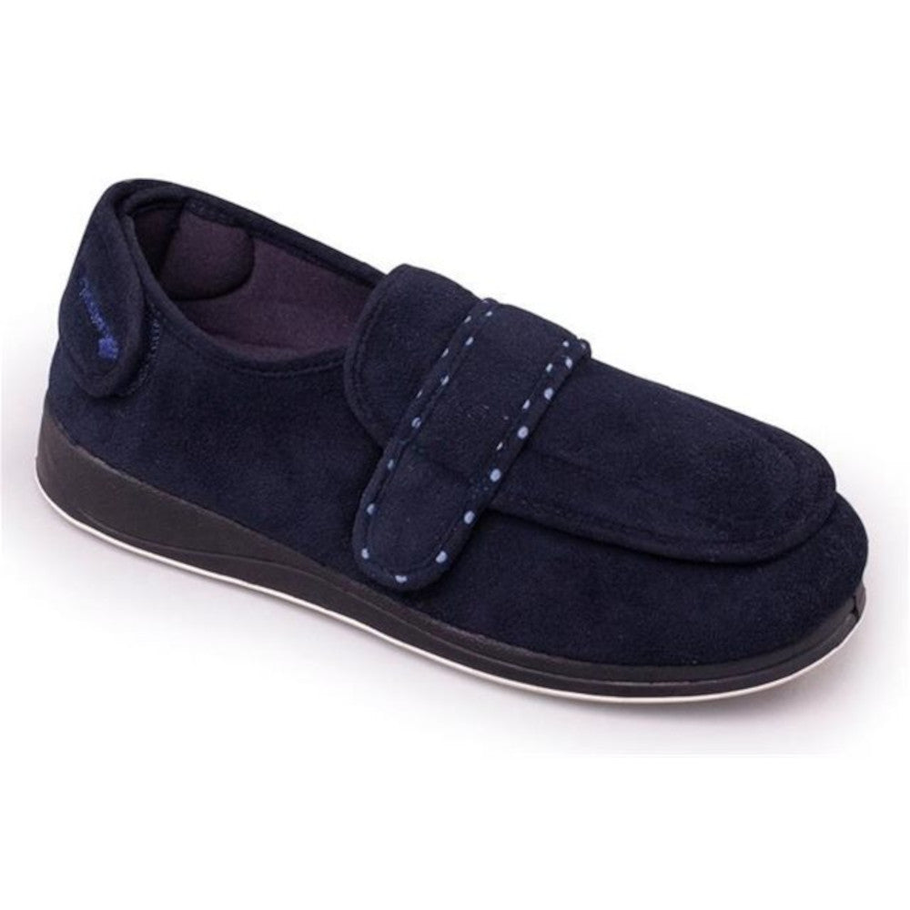 Padders Enfold 427W/24 Navy Slippers