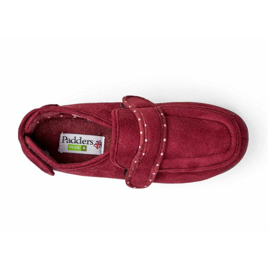 Padders Enfold 427W/81 Burgundy Slippers