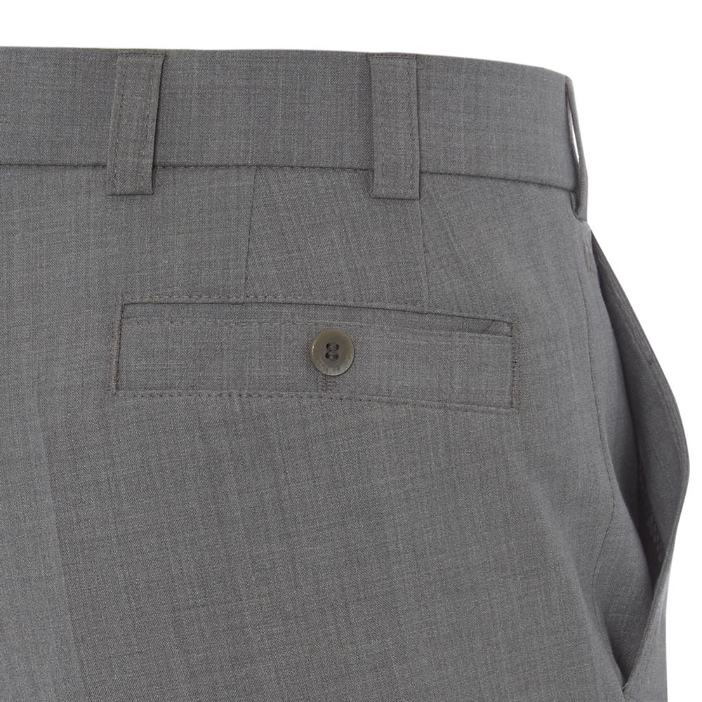 Meyer 344 06 Roma Light Grey Fine Tropical Wool Trousers