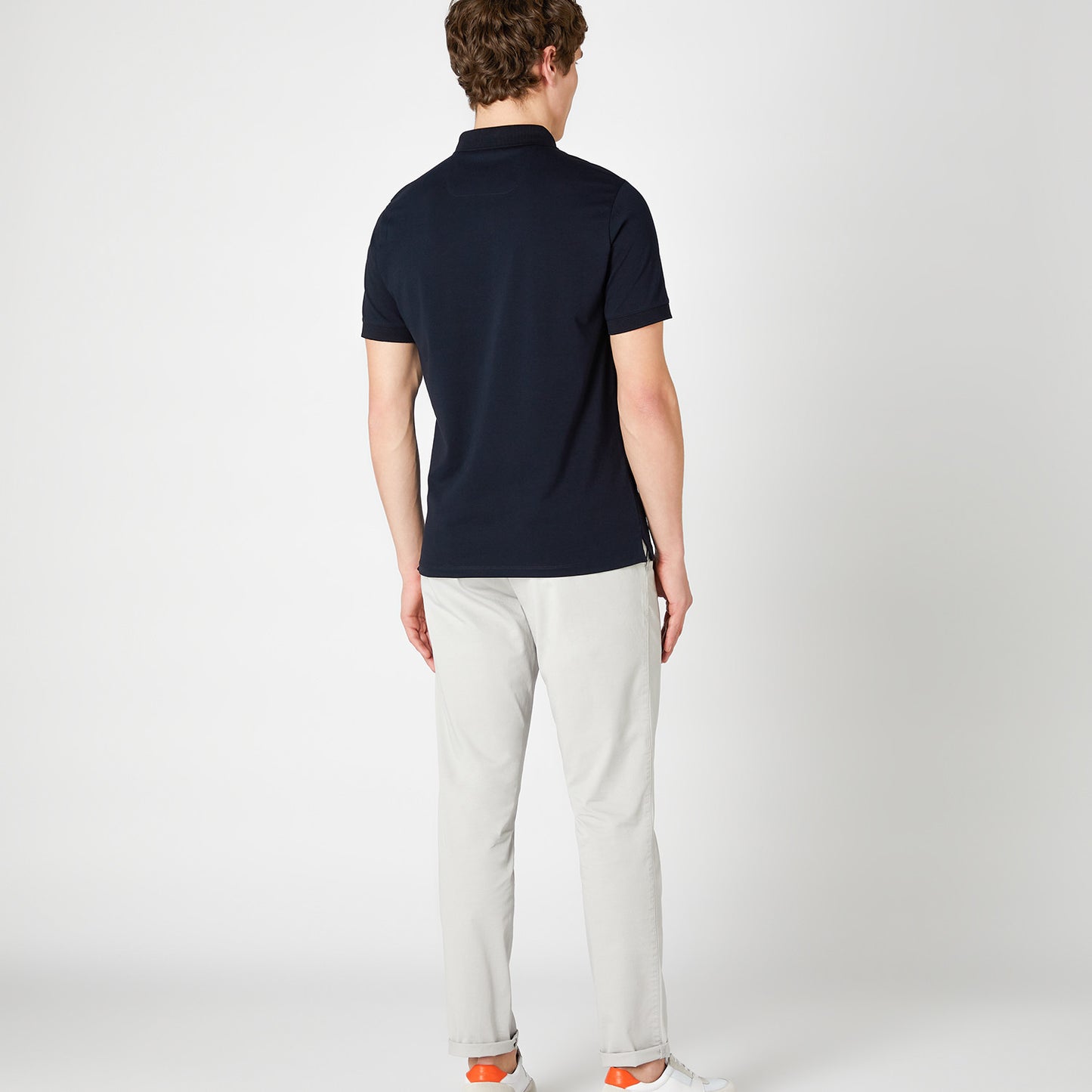 Remus Uomo 53122A 78 Navy Short Sleeve Polo Shirt