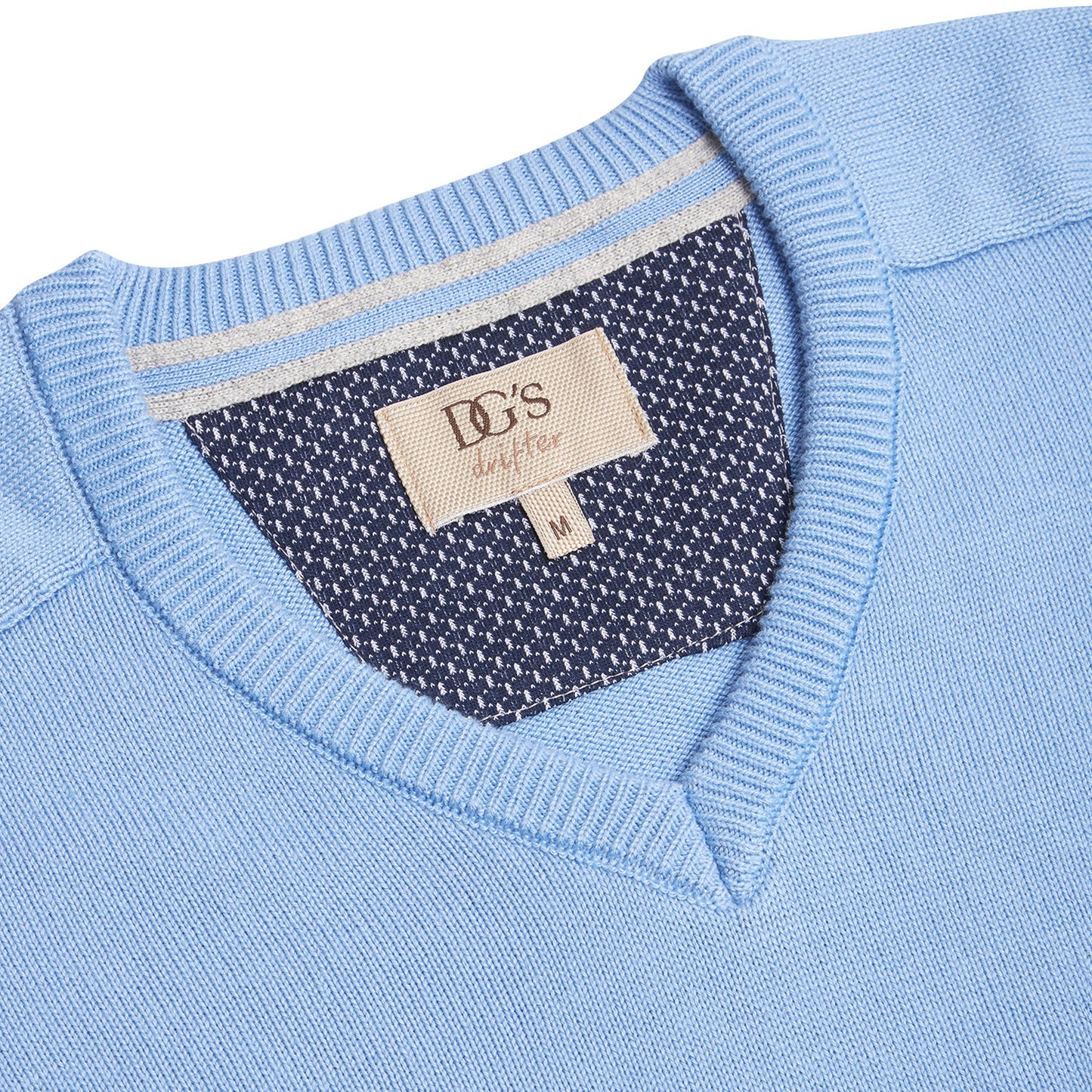 Drifter 55599 21 Light Blue V-Neck Sweater