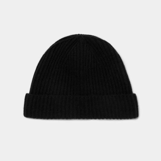 Remus Uomo 58581 00 Black Knitted Beanie Hat