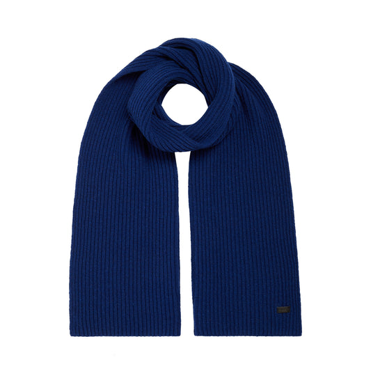 Remus Uomo 58580 24 Royal Blue Knitted Scarf