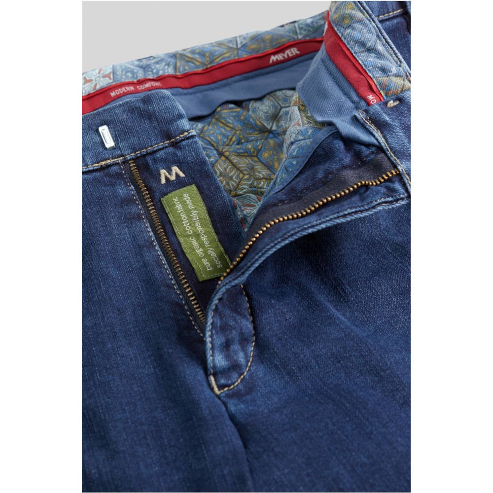 Meyer Dublin 4541 17 Blue Stone Denim Super Stretch Jeans