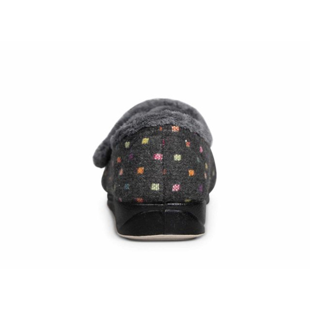 Padders Lotty 3217/1576 Charcoal Slippers