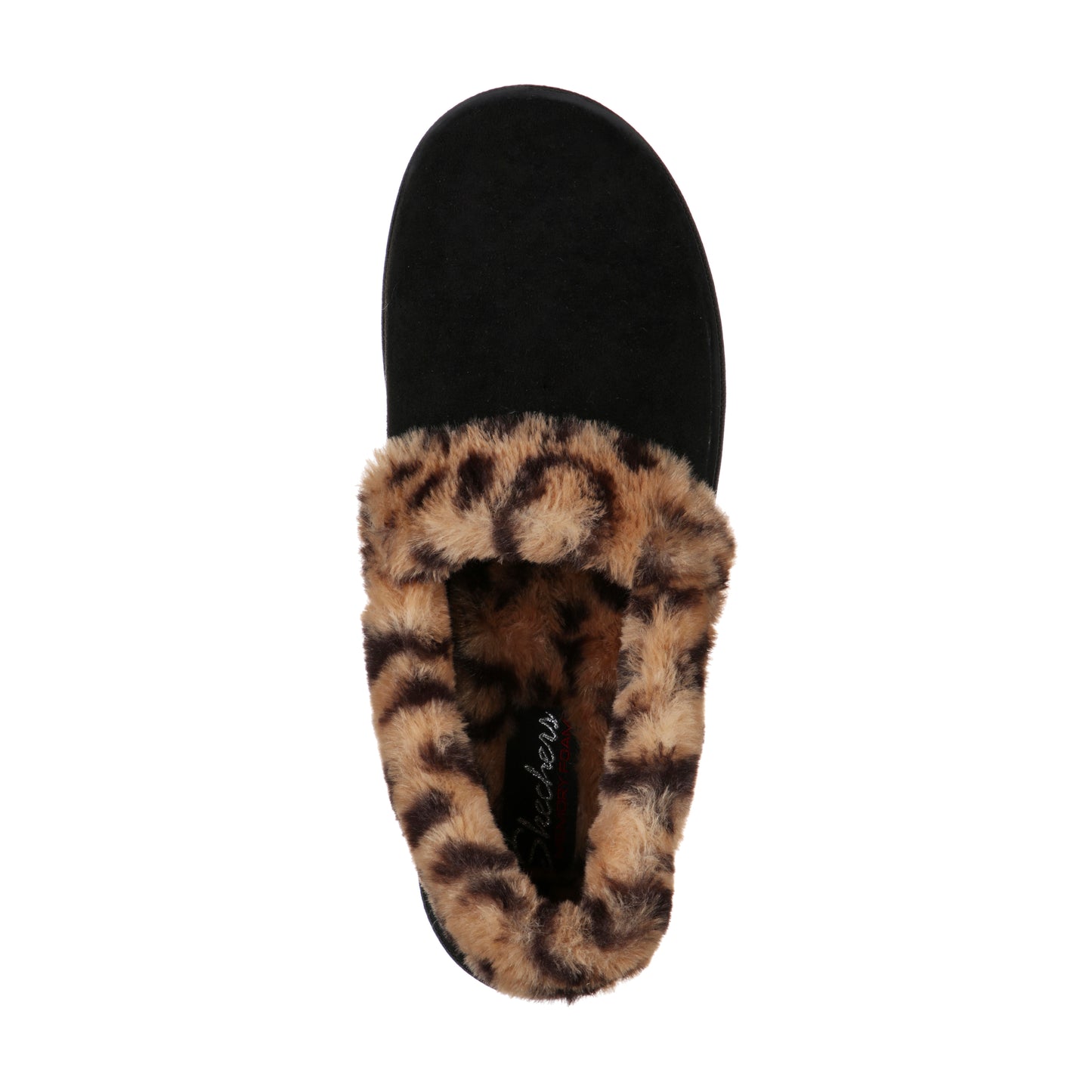 Skechers 44355 Cozy Campfire- Frisky Gal Black Slippers
