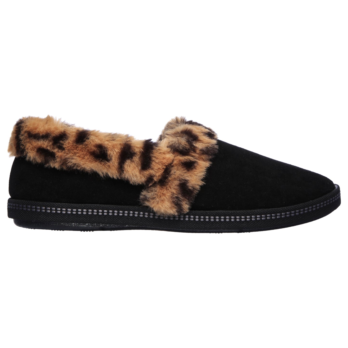 Skechers 44355 Cozy Campfire- Frisky Gal Black Slippers