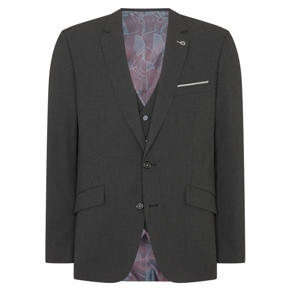 Remus Uomo 11770 08 Charcoal Tapered Suit Jacket