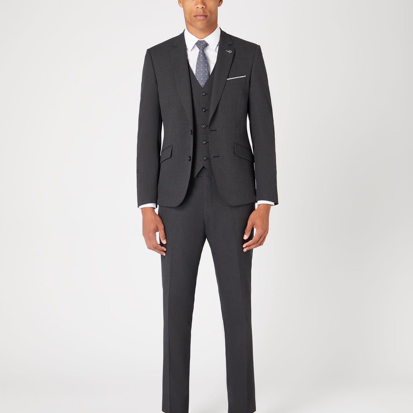 Remus Uomo 11770 08 Charcoal Tapered Suit Jacket