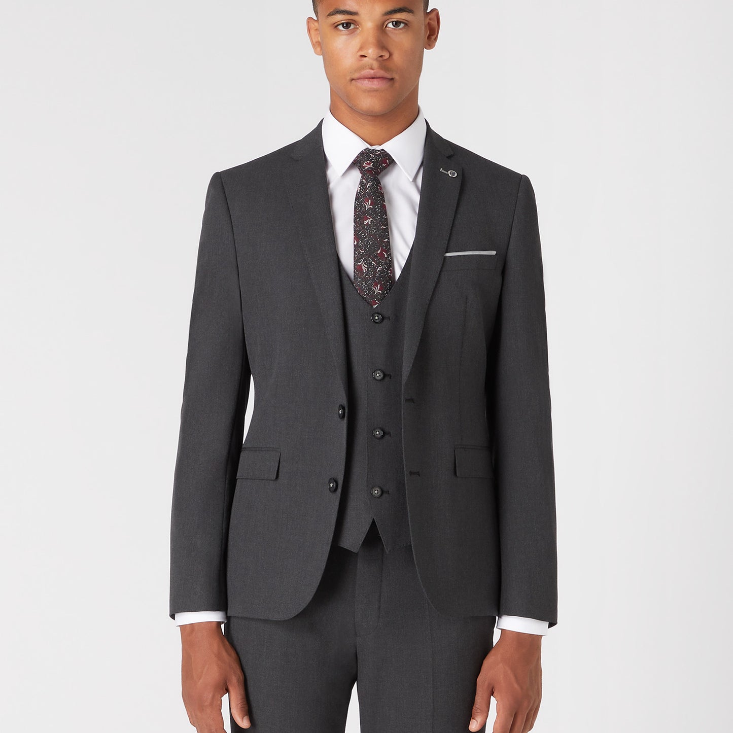 Remus Uomo 11880 08 Charcoal Slim Suit Jacket